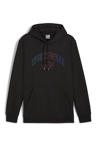 Puma, Hanorac cu buzunar kangaroo Essentials+, Negru, S