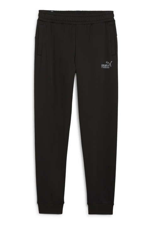 Puma, Pantaloni de trening cu talie elastica ESS+, Negru