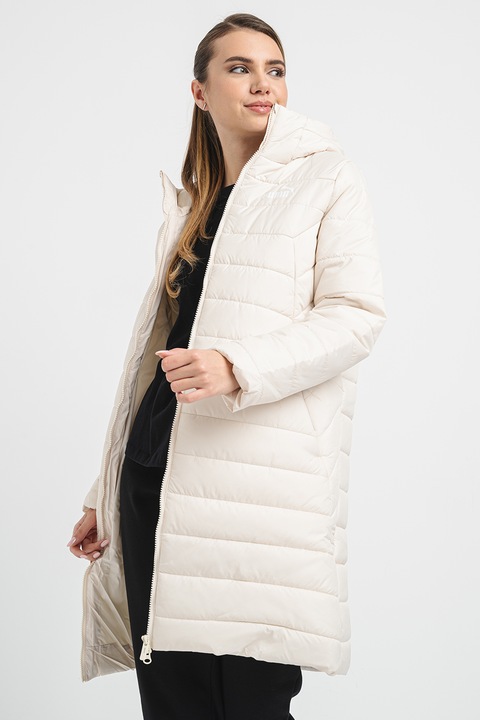 Puma, Geaca midi matlasata Essentials, Crem