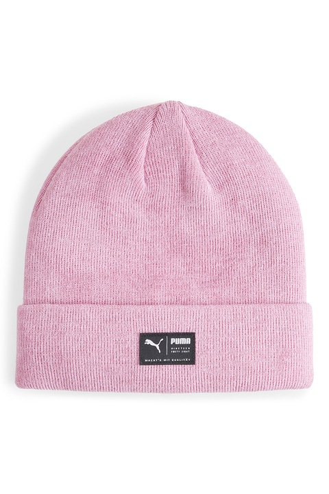 Puma, Caciula elastica unisex cu detaliu logo Archive Heather, Roz deschis