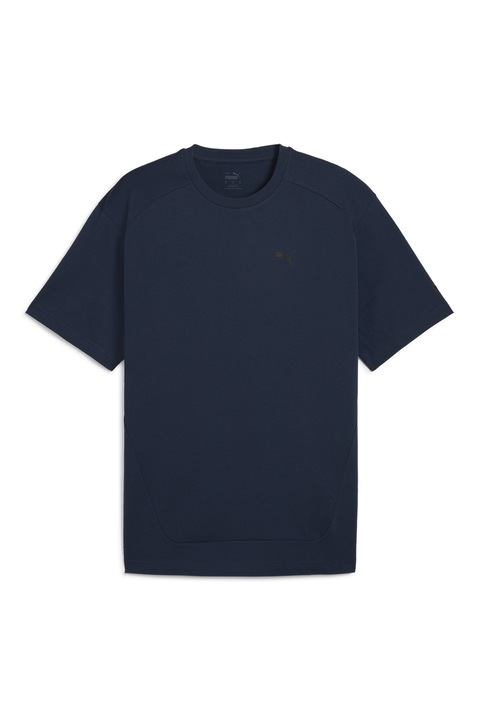 Puma, Tricou cu decolteu la baza gatului si maneci raglan, Bleumarin