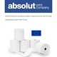 ABSOLUT термохартиена ролка, касов апарат, POS, 57mmx16m, 48g, 12mm туба, без BPA, комплект от 10 бр.