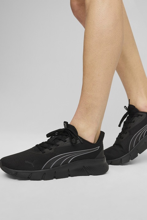 Puma, Pantofi FlexFocus Lite pentru alergare, Negru,