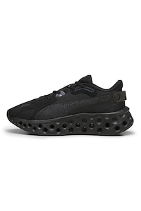 Puma, Pantofi Softride Frequence cu talpa masiva pentru alergare, Negru, 6.5
