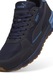 Puma, Pantofi sport cu insertii de plasa Graviton, Negru, Bleumarin, 10