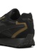 Puma, Pantofi sport cu detalii de piele intoarsa Blktop Rider, Negru/Maro Ocru