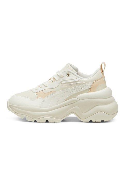 Puma, Спортни обувки Cilia с полускосена подметка, Праскова/Крем