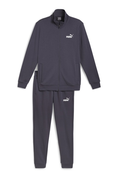 Puma, Trening din amestec de bumbac cu logo, Gri antracit, XS