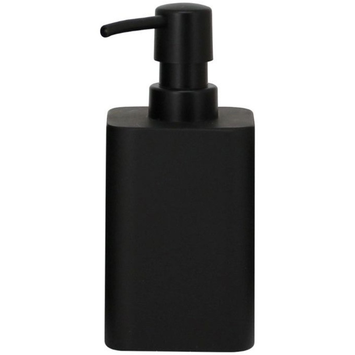 Dozator sapun lichid Aquasanit Onyx, polirasina, Negru