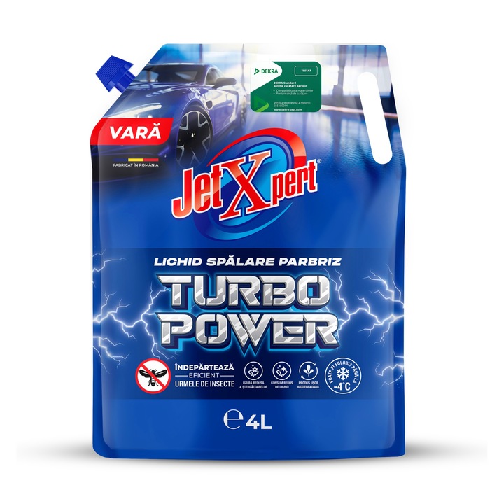 Лятна течност за чистачки JetXpert Estival Turbo Power, 4 л