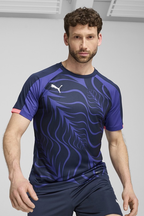 Puma, Tricou cu imprimeu pentru fotbal individualLIGA dryCELL, Bleumarin