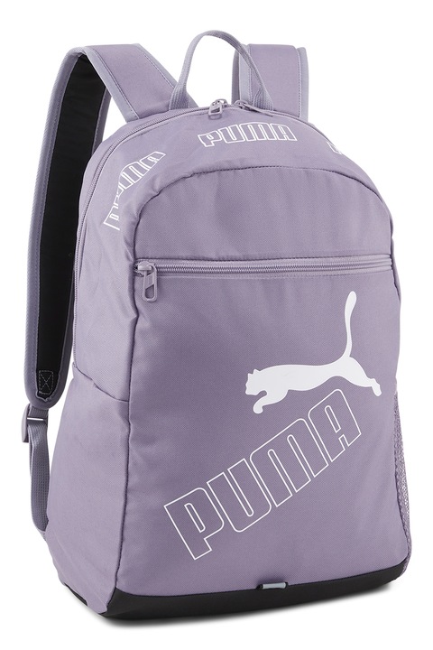 Puma, Унисекс раница Phase II с лого и джобове - 21 л, Люляк