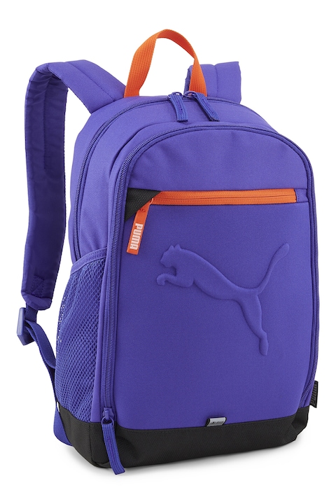 Puma, Раница Buzz Youth с релефно лого, 11 л, Оранжев, Кралско Синьо