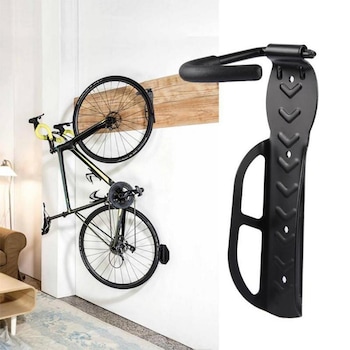 Suport depozitare bicicleta ER4, Otel, Negru