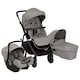 Carucior pentru copii multifunctional 3 in 1 Graco Near2Me DLX Ash, contine Landou Near2Me DLX si scoica SnugLite