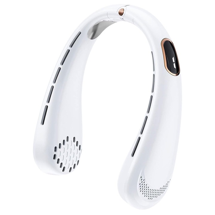 Nyak ventilátor, W157, szilikon, fehér