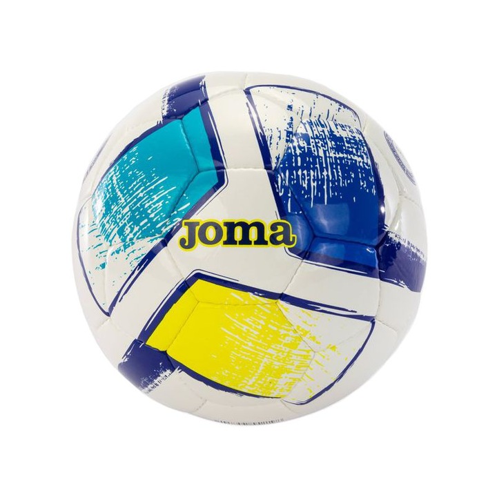 Minge fotbal Joma Dali II pentru toate anotimpurile, marimea 5, albastru/galben