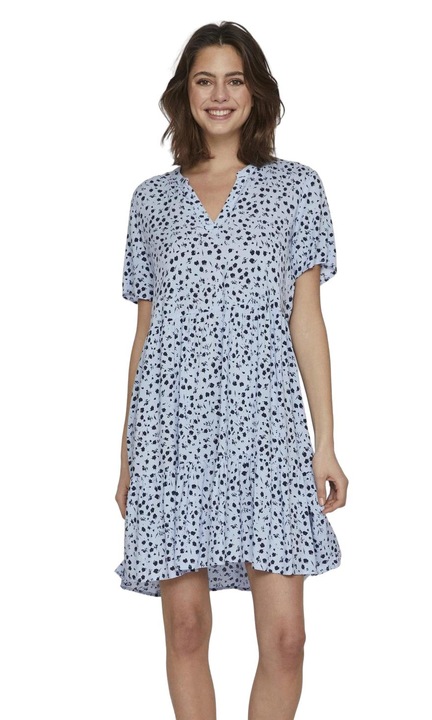 Fodor női ruha, Vila, Viscose, Halványkék, Halványkék