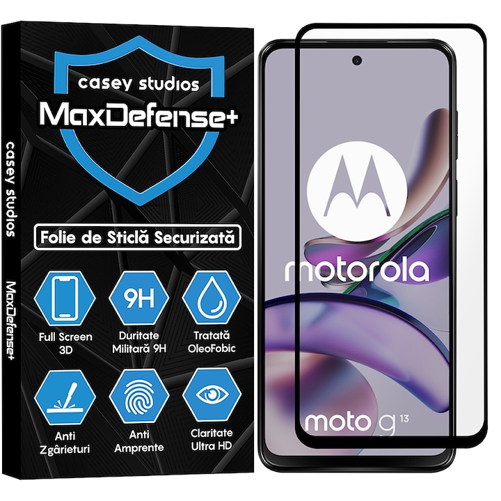 Стъклен протектор CASEY STUDIOS™, съвместим с Motorola Moto G13