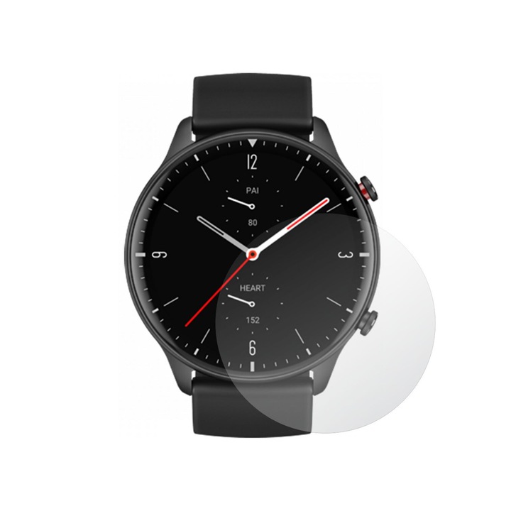 4X Folie24 képernyővédő fólia készlet, Xiaomi Amazfit GTR 2, Band 2, 2X Ultra-Clear + 2X matt, öntapadós, rugalmas, önregenerálódással