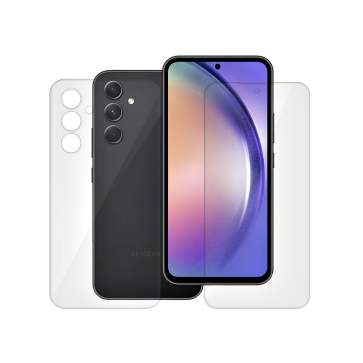Прозрачно защитно фолио, съвместимо с OPPO A3 Pro, Front+Back, SwimGlass, Regenerable, силикон