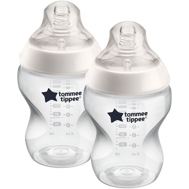 Biberon Tommee Tippee PP, 2 buc, 260 ml