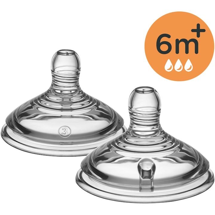 Tommee Tippee gyors folyású etetőcumi, 2 db