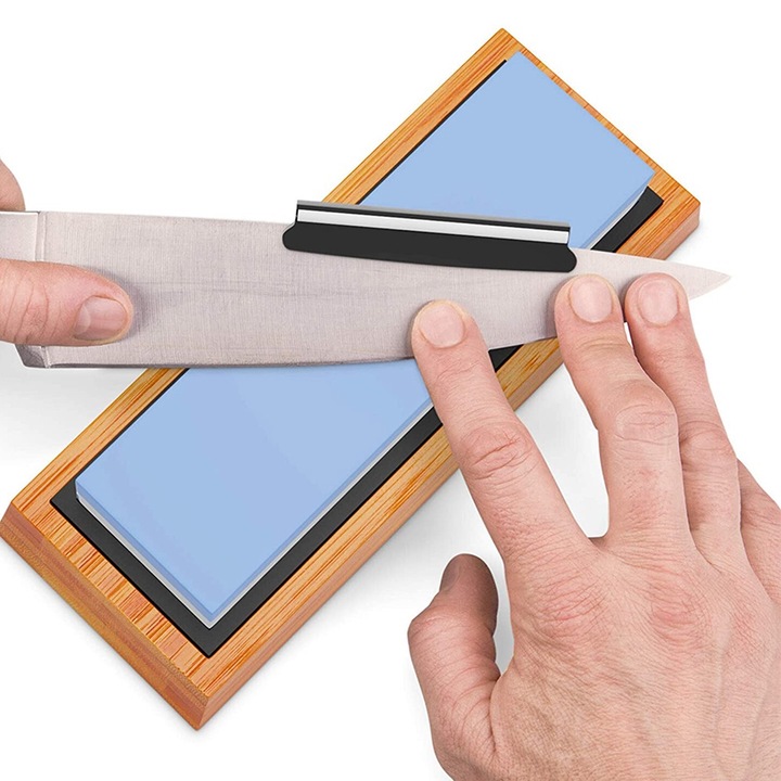 Piatra de ascutit cu doua fete, Bizaical, antiderapant, 1000/6000, multicolor