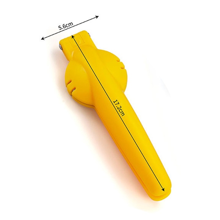 Cleste pentru spart nuci si castane, metal, galben - eMAG.ro