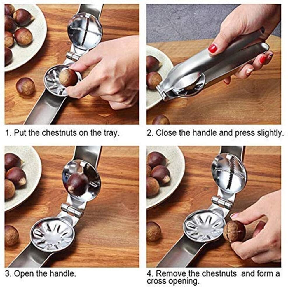 Set cleste pentru castane, Cozevdnt, inox, multicolor - eMAG.ro