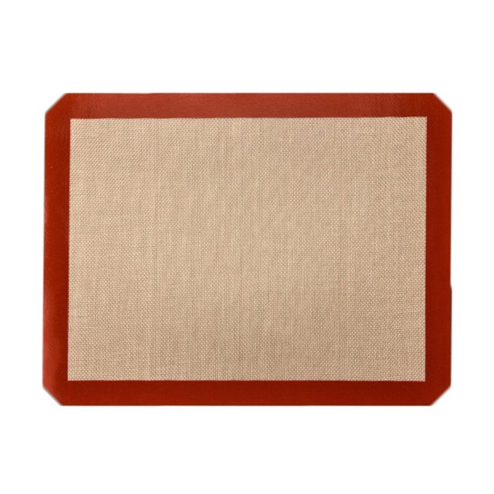 Sütőszőnyeg, Cozevdnt, Szilikon / Üvegszálas, Tapadásmentes, Piros / Bézs