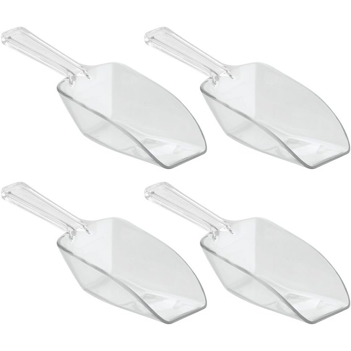 Mérőedénykészlet, Jormftte, 4 darabos, műanyag, átlátszó