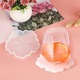 Set matrite siliconice pentru rasina, tava mare si 4 suporturi flori, 34.5x12cm, transparent