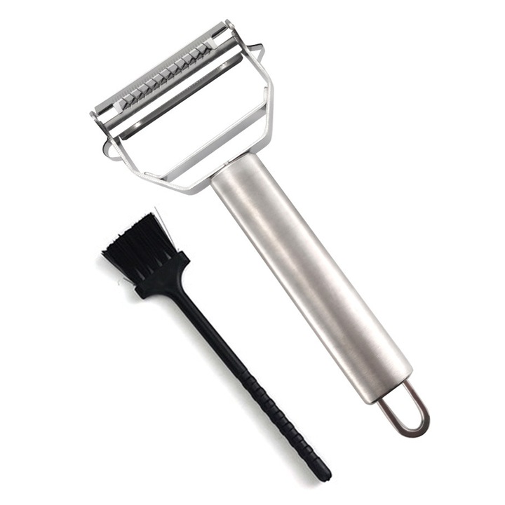 Curatator din otel inoxidabil, AMRINUGL, design elegant, usor de curatat, pentru pregatirea legumelor si fructelor