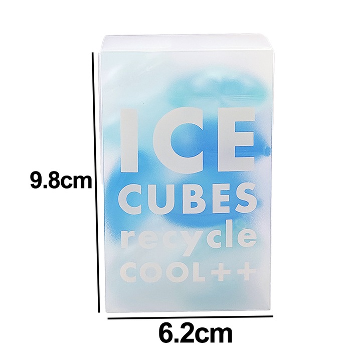 Színes újrahasználható műanyag jégkocka készlet italokhoz