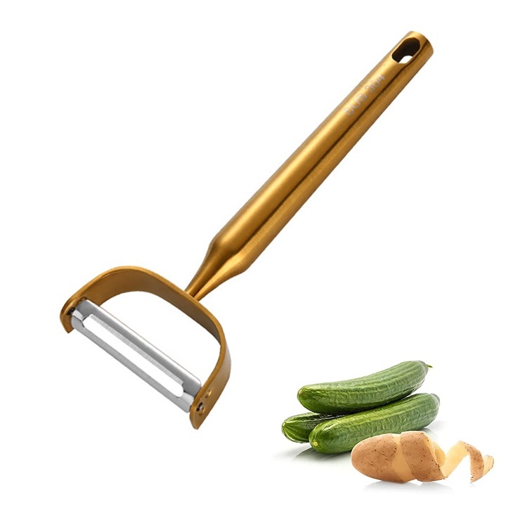 Set de Curatatoare pentru Legume si Fructe, Inox, Multicolor, 16.5x6cm