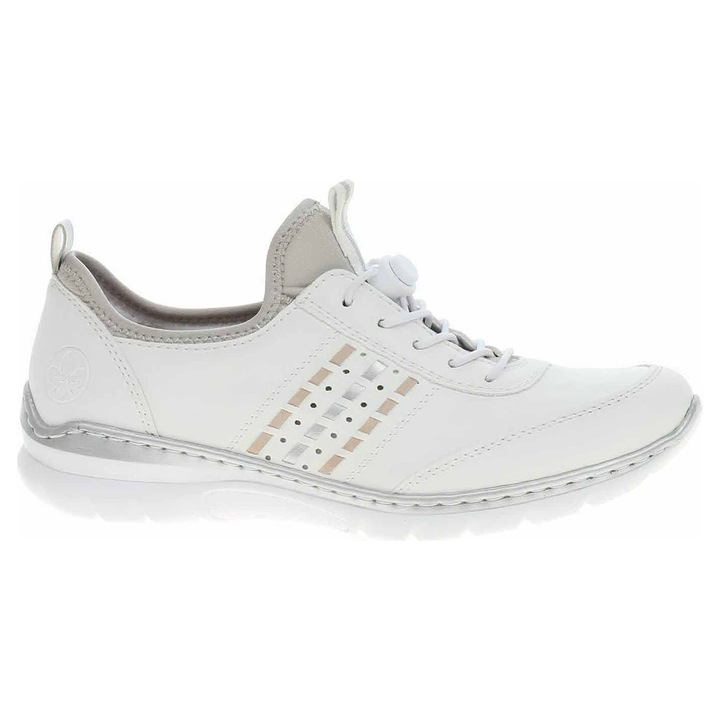 Дамски кецове Rieker L3259-80 бели, Бял