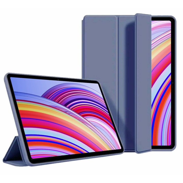 Ултра тънък калъф за Xiaomi Redmi Pad Pro 12.1'' - Силиконов TPU, Smart Cover - Лавандула