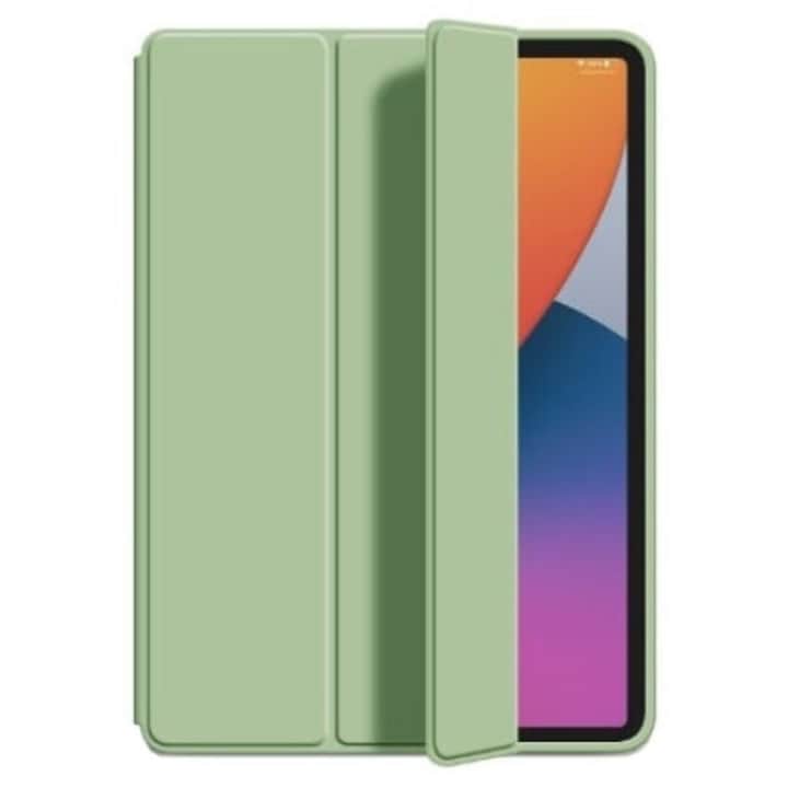 Husa Ultra Slim pentru Xiaomi Pad 6S Pro 12.4'', Silicon TPU, Smart Cover - Verde Menta