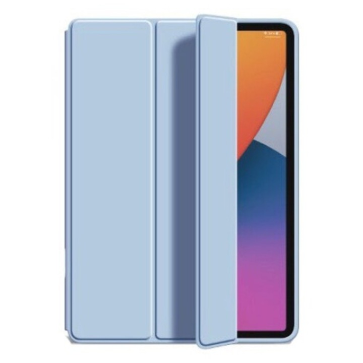 Ultra vékony tok Xiaomi Pad 6S Pro 12,4"-hez, szilikon TPU, intelligens burkolat - jégkék