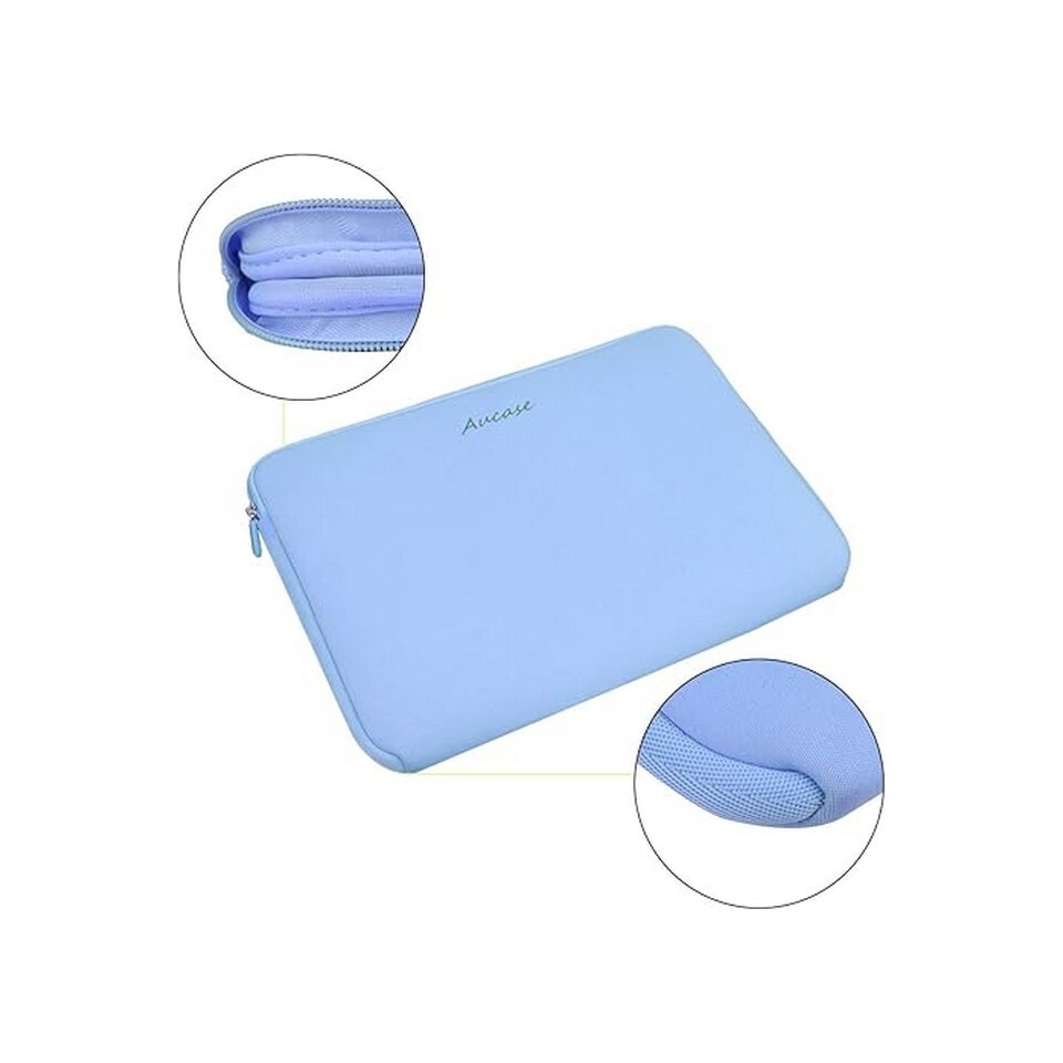 Husa tableta 13-14 inch, albastru, Aucase