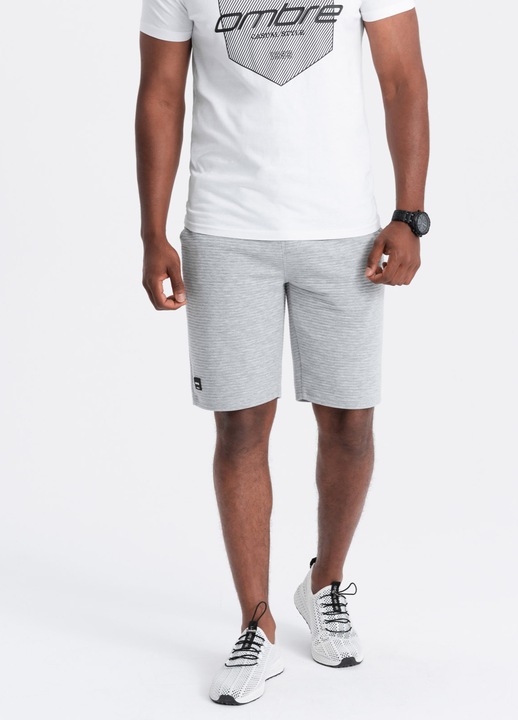 Férfi rövidnadrág OMBRE OM-SRSK-0150, Szürke