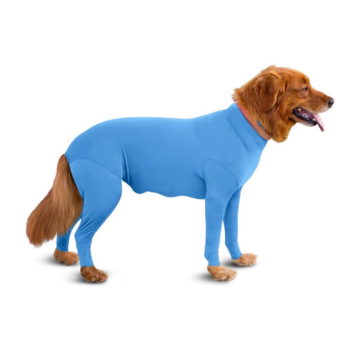 Flyme kutyaoverall, allergia és UV védelem, L, kék