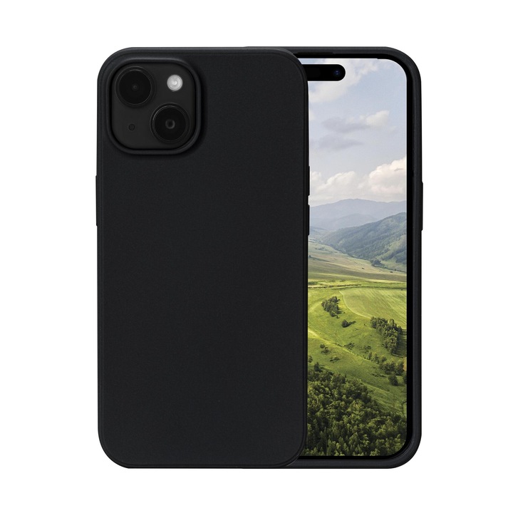 Szilikon tok dbramante1928 Greenland Case Apple iPhone 15 Plus, fekete