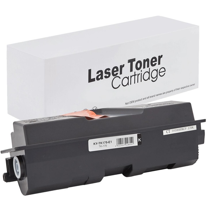 Tonerkazetta Kyocera TK170-hez, 7200 oldal, prémium minőség, Kyocera FS1320D / 1370DN nyomtatókhoz