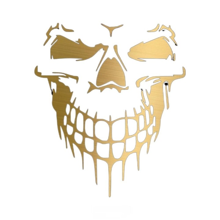 ASDIIT autómatrica, koponya kialakítású, fényvisszaverő, aranyszínű, időjárásálló