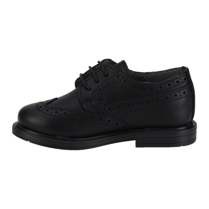 Pantofi baieti Melania Johnston, nero, 34