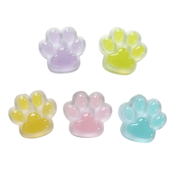 Set 12 Pini Detasabili Fosforescenti pentru Saboti, Accesorii pentru Crocs, Model cu Labute de Pisica, Pentru Pantofi de Gradina si Plaja