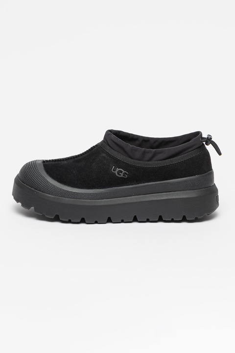 UGG, Непромокаеми велурени обувки Tasman, Черен