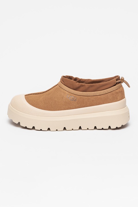UGG, Непромокаеми велурени обувки Tasman, Слонова кост/Карамел
